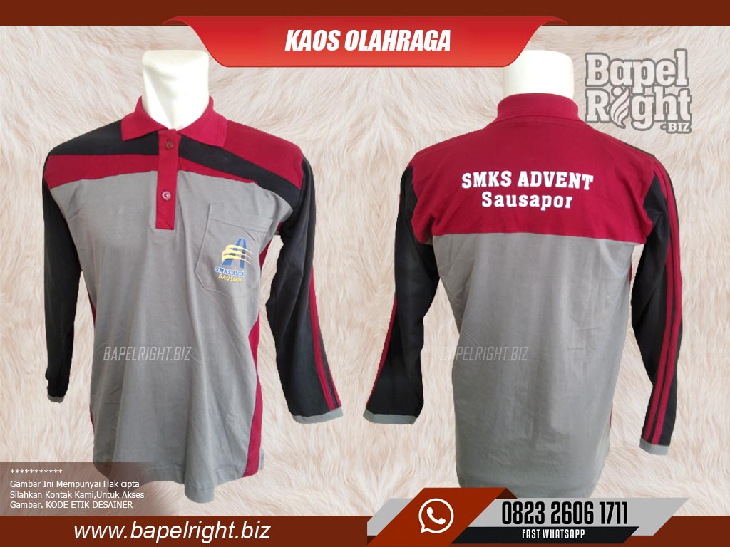 Model Kaos Olahraga Lengan Panjang Terbaru Promo Seragam