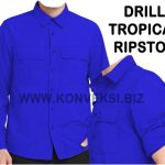 Desain Baju Biru Dongker