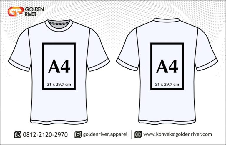 Desain Kaos Bagian Belakang