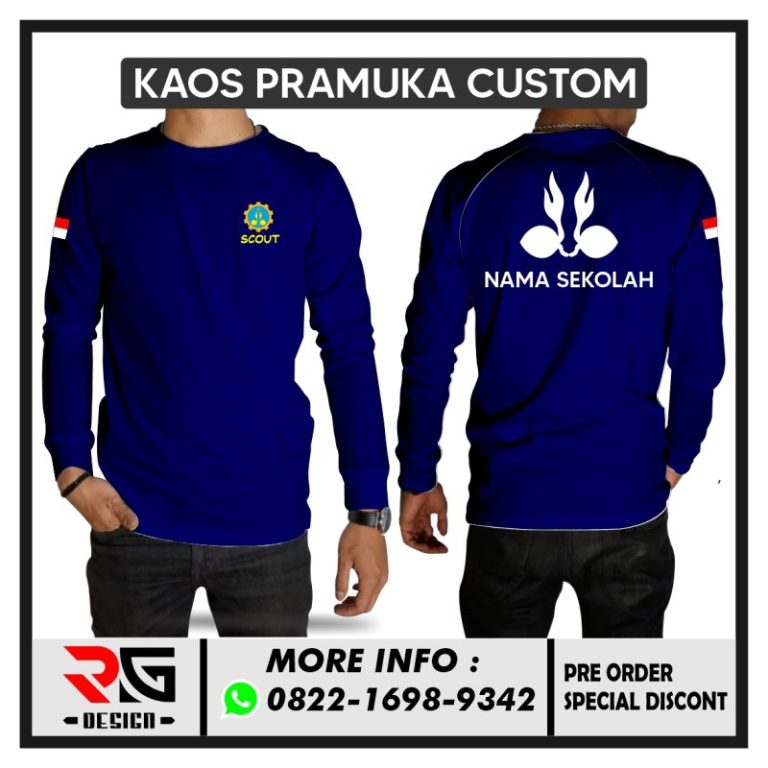 Desain Kaos Olahraga Lengan Panjang Terbaru