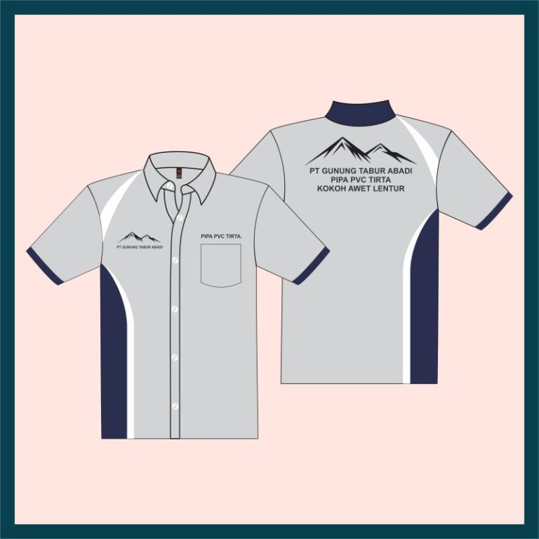 Desain Kemeja Komunitas Polos