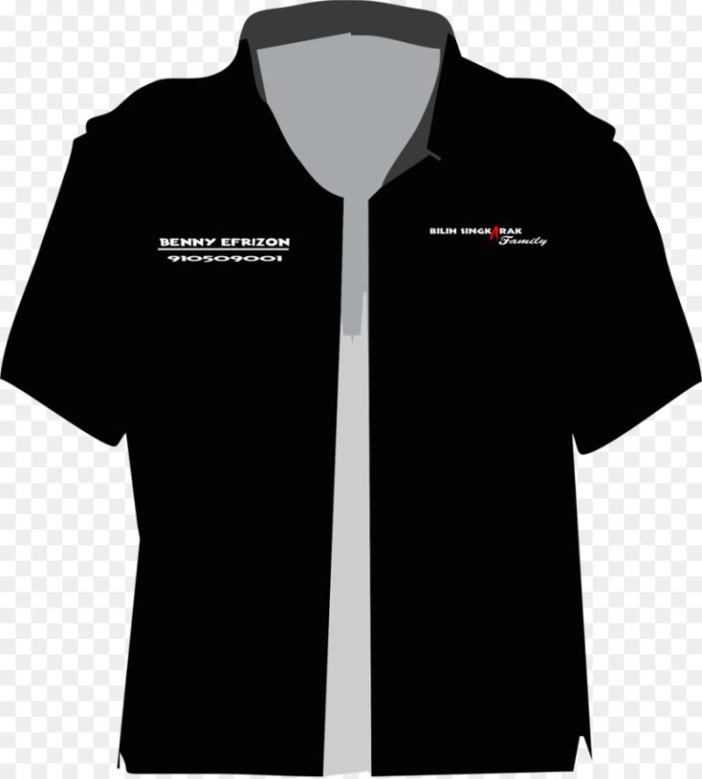 Desain Kemeja Polos Hitam