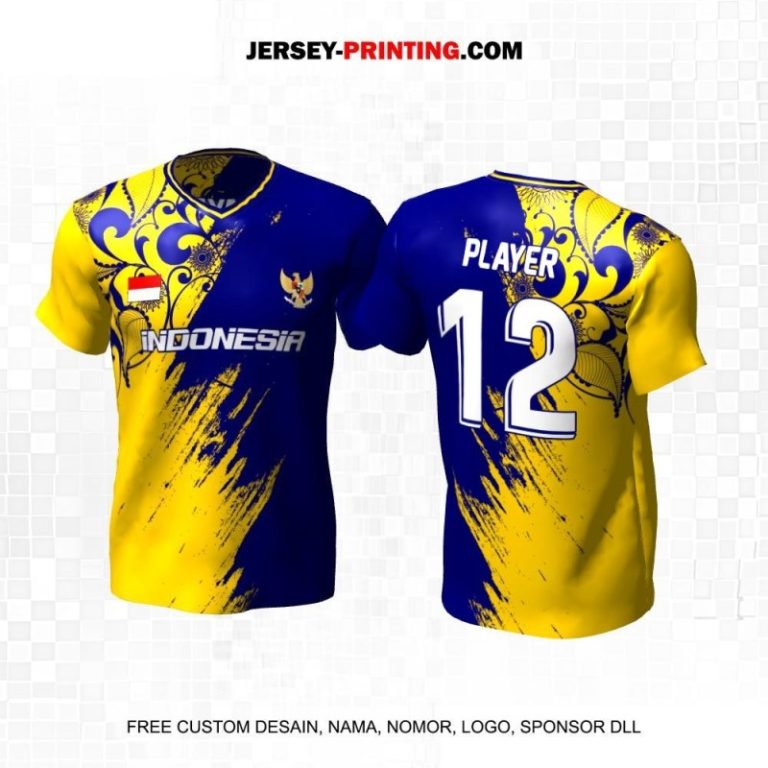 Jersey Biru Kuning