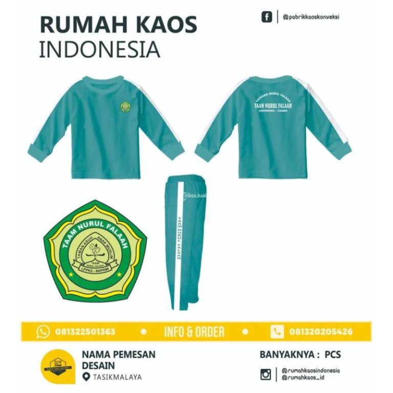 Model Kaos Olahraga Anak Tk Terbaru