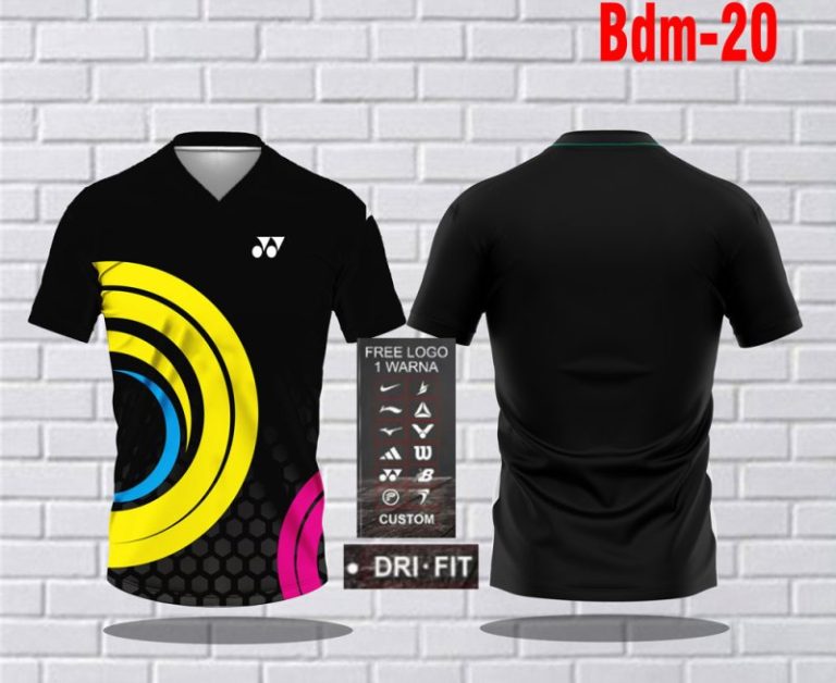 Contoh Desain Baju Badminton