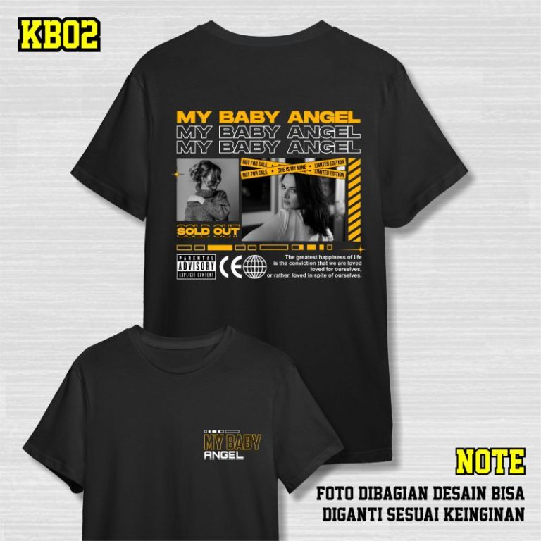 Contoh Desain Kaos Simple