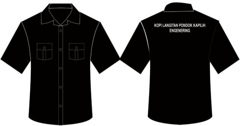 Desain Kemeja Hitam