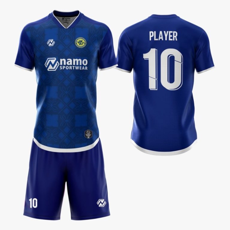 Jersey Printing Biru Putih