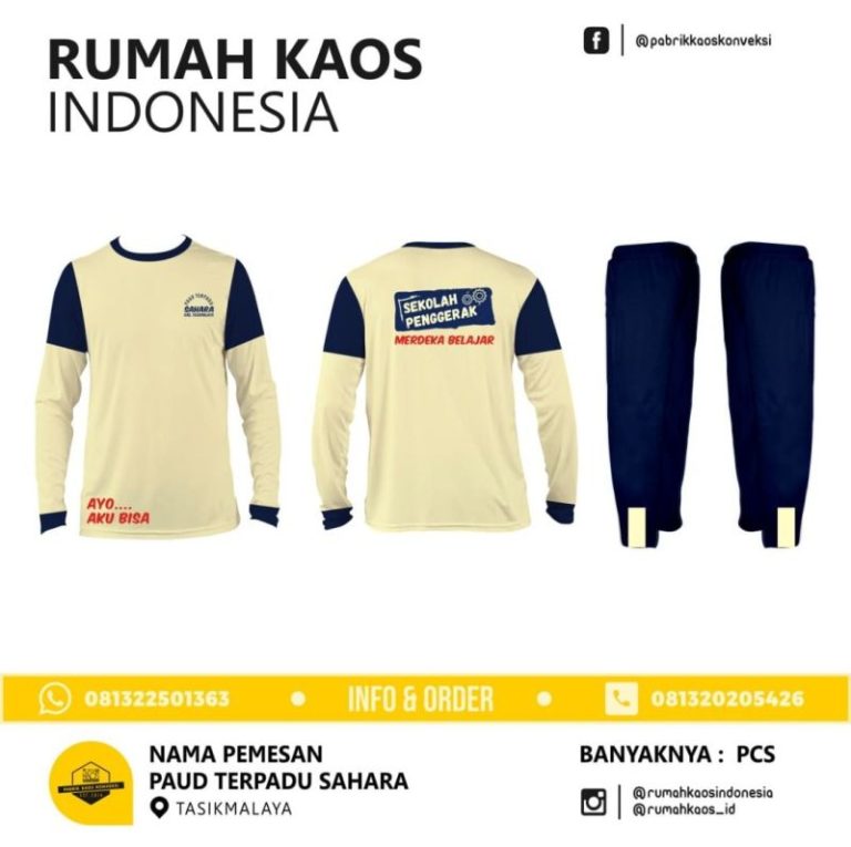 Kaos Olahraga Guru Sd