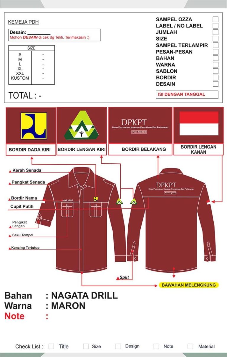 Warna Baju Angkatan