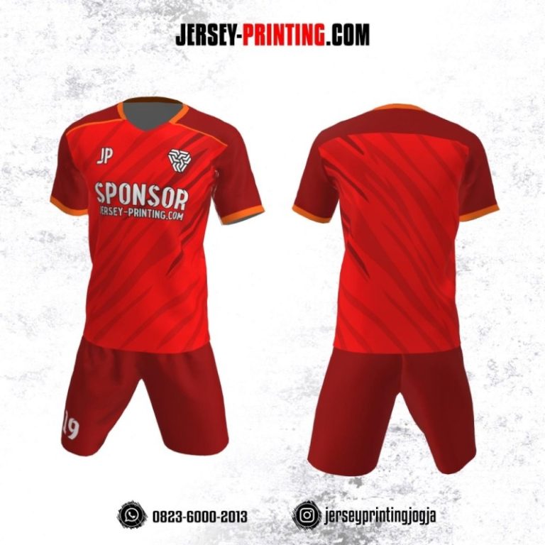 Jersey Futsal Merah Maroon